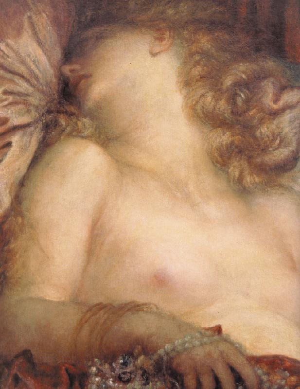 Edward Burne-Jones pan et psyche vers oil painting picture